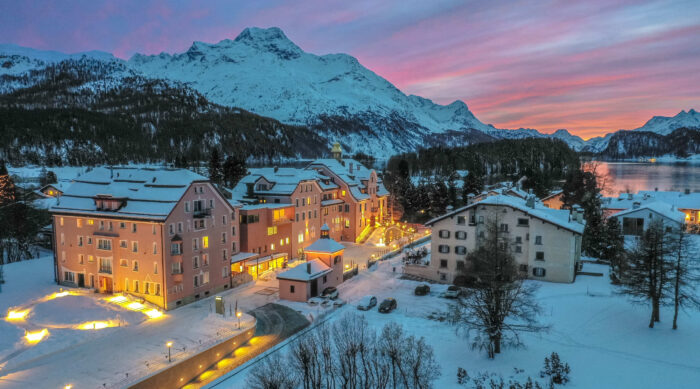 Parkhotel Margna Sils Winterstimmung