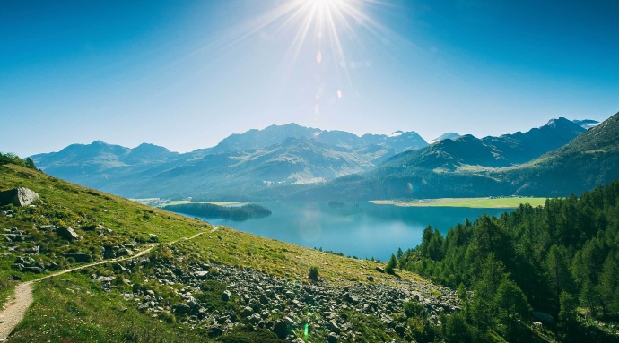 Engadin im Sommer